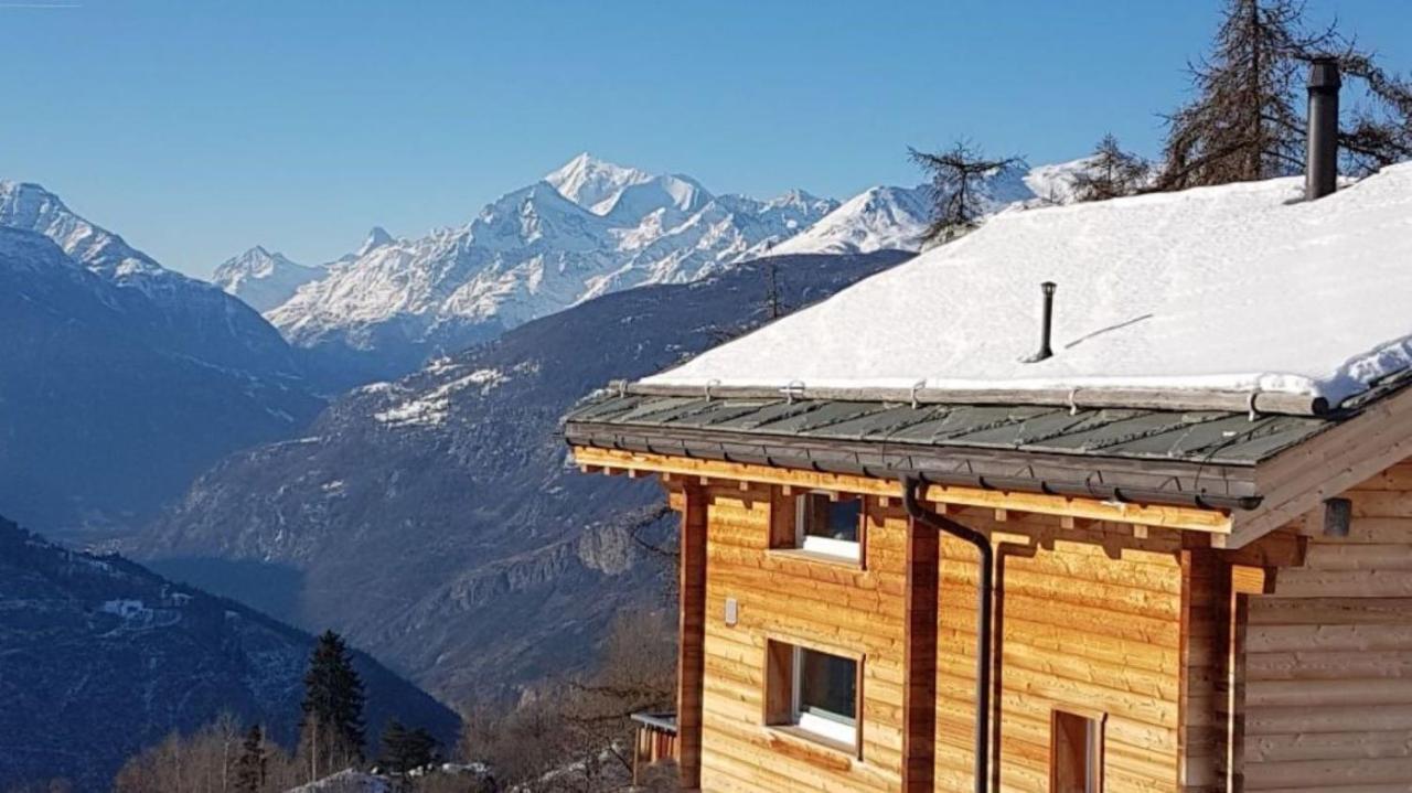 Chalet Matterhornsicht Naters Exterior foto